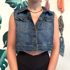 Highway Jeans Blue Denim Vest